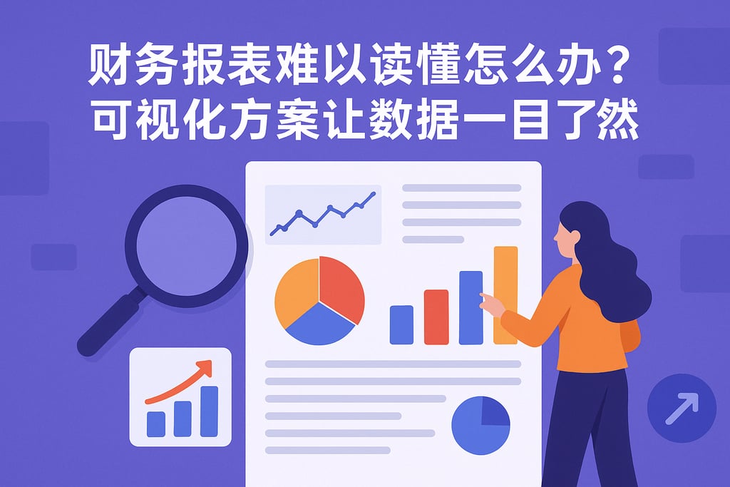 财务报表难以读懂怎么办？可视化方案让数据一目了然