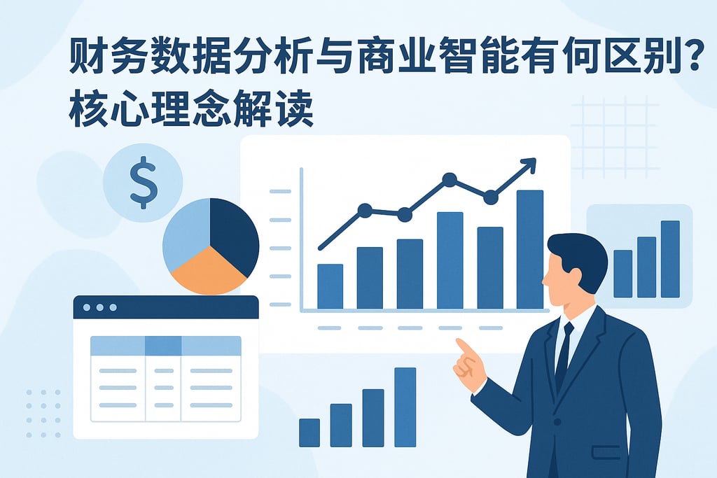 财务数据分析与商业智能有何区别？核心理念解读