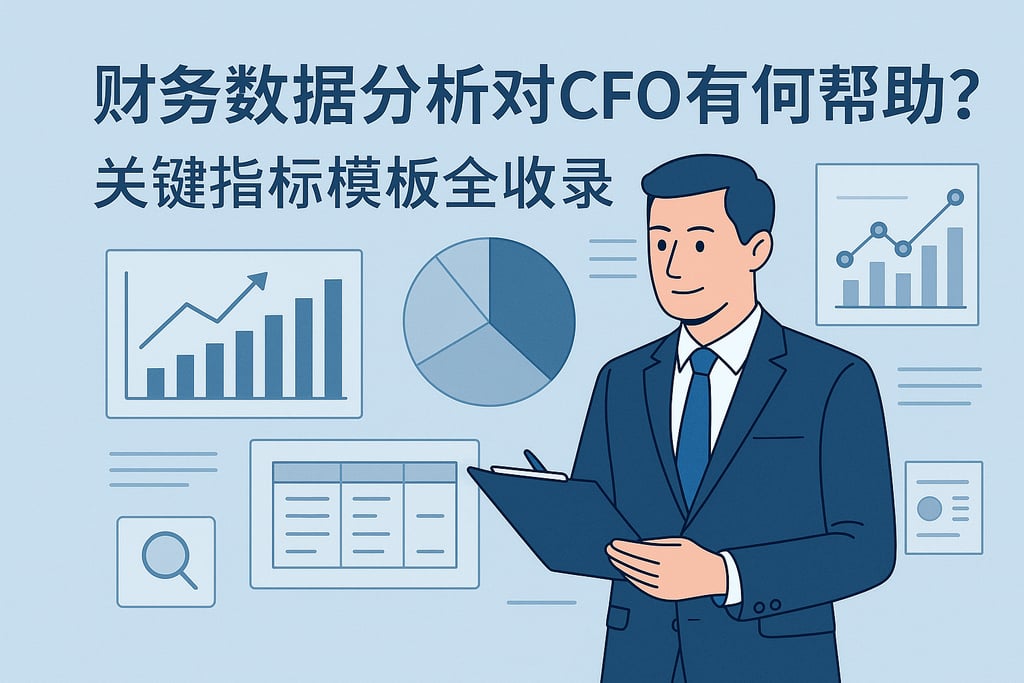 财务数据分析对CFO有何帮助？关键指标模板全收录