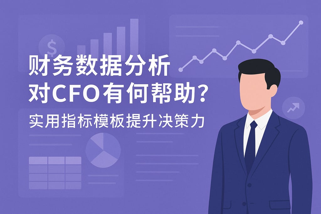 财务数据分析对CFO有何帮助？实用指标模板提升决策力