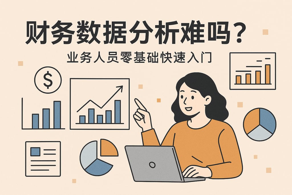财务数据分析难吗？业务人员零基础快速入门