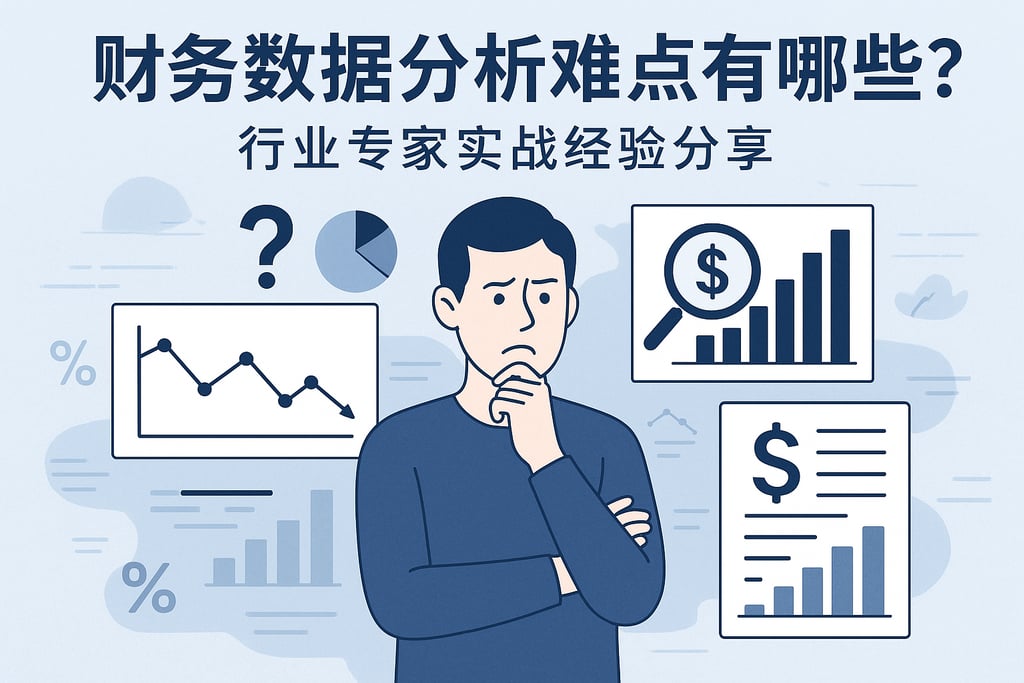 财务数据分析难点有哪些？行业专家实战经验分享