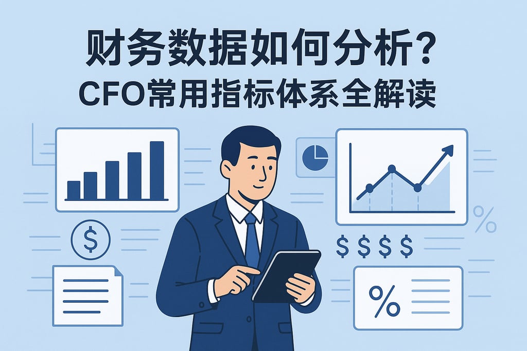 财务数据如何分析？CFO常用指标体系全解读