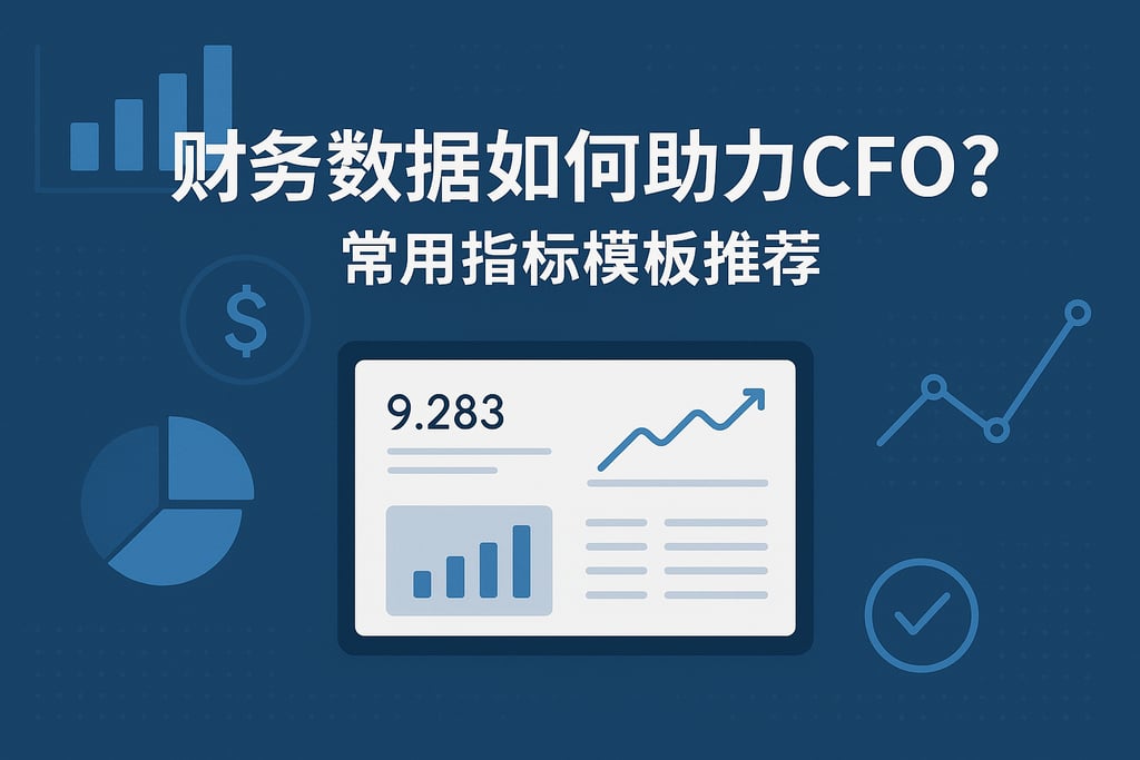 财务数据如何助力CFO？常用指标模板推荐