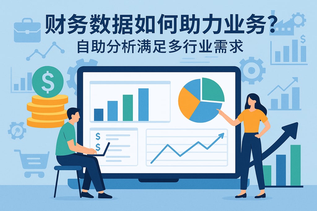 财务数据如何助力业务？自助分析满足多行业需求