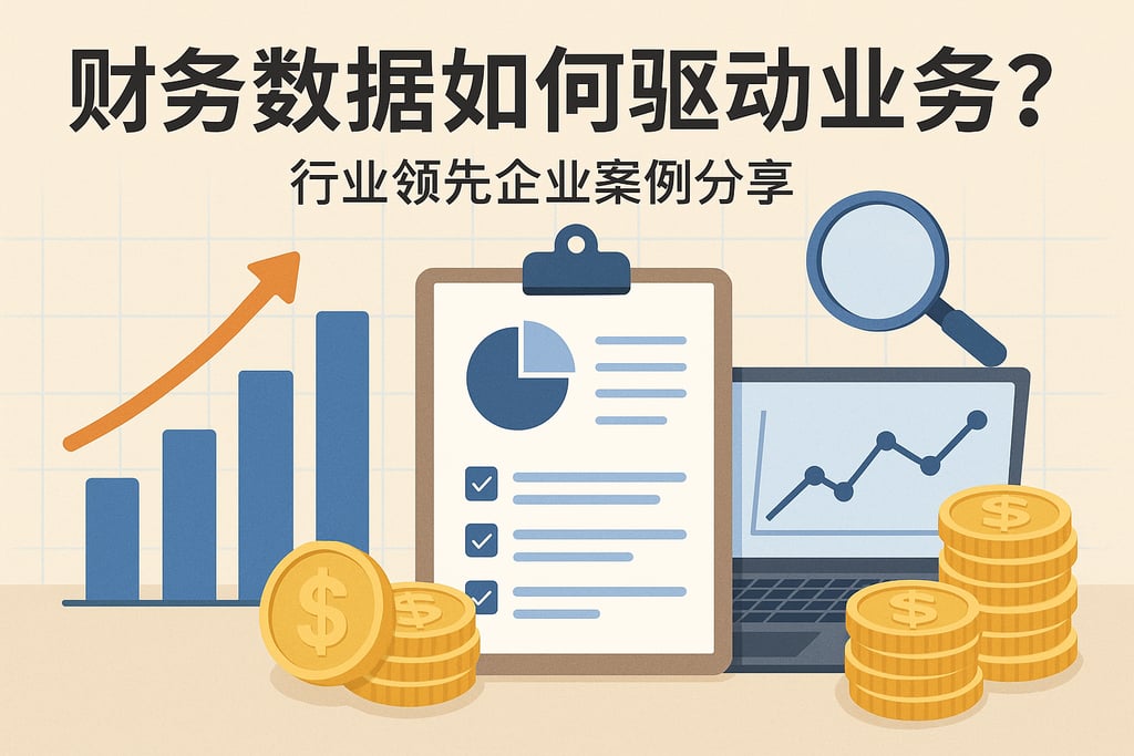 财务数据如何驱动业务？行业领先企业案例分享