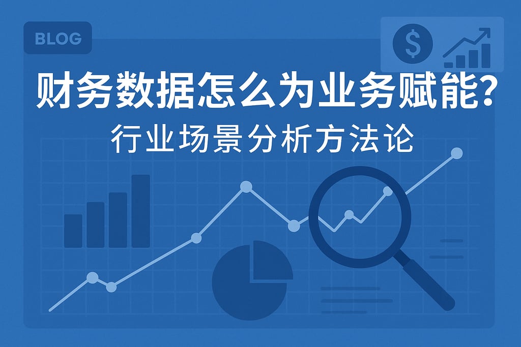 财务数据怎么为业务赋能？行业场景分析方法论