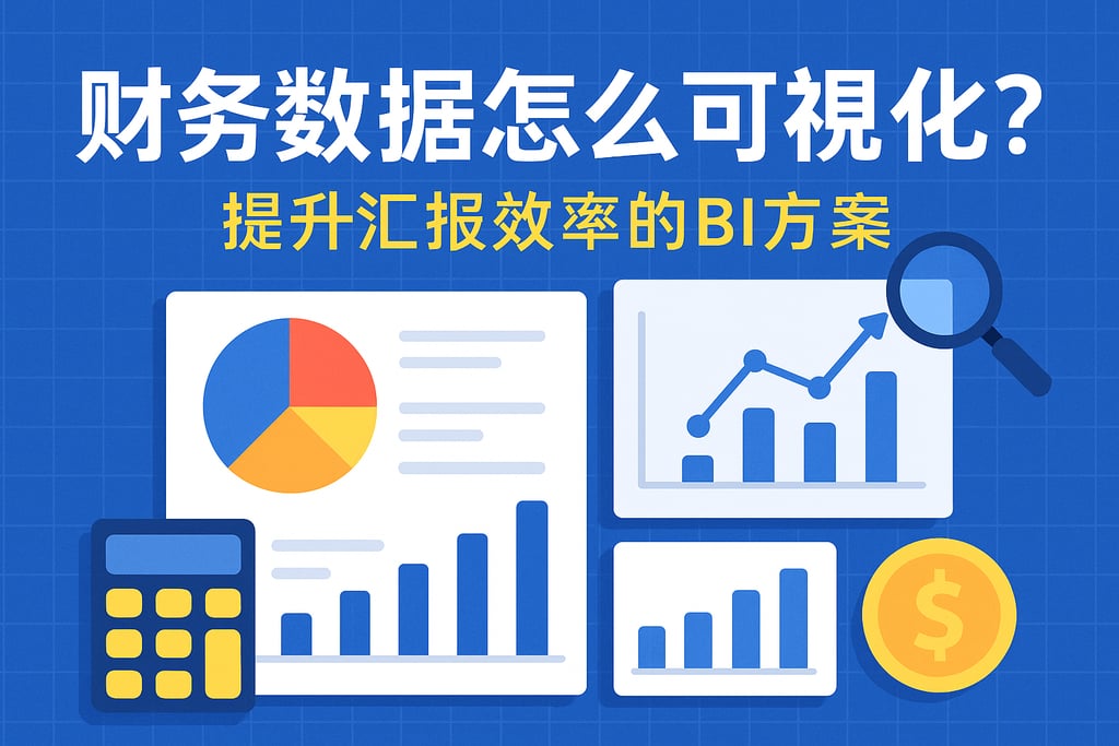 财务数据怎么可视化？提升汇报效率的BI方案