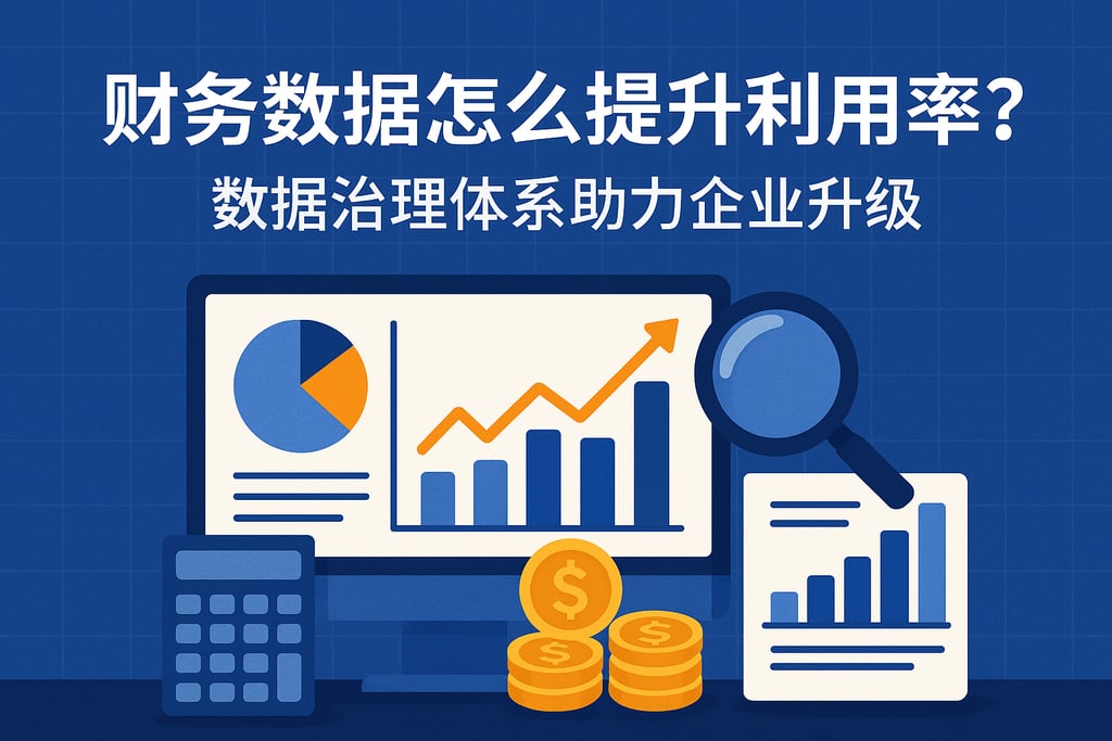 财务数据怎么提升利用率？数据治理体系助力企业升级