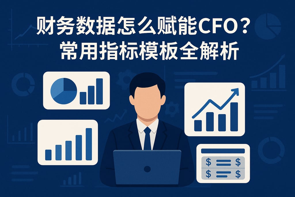 财务数据怎么赋能CFO？常用指标模板全解析