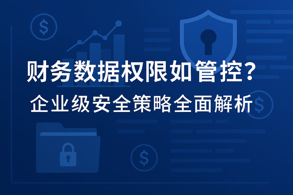 财务数据权限如何管控？企业级安全策略全面解析