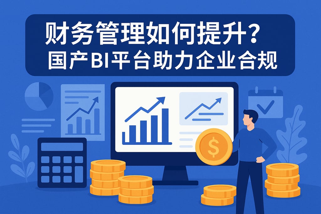 财务管理如何提升？国产BI平台助力企业合规