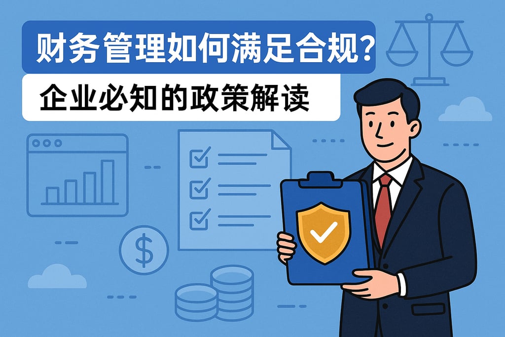 财务管理如何满足合规？企业必知的政策解读