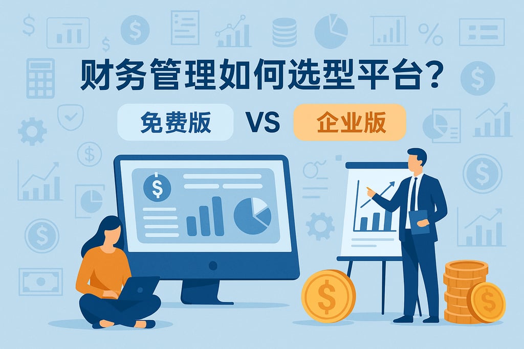 财务管理如何选型平台？免费版与企业版对比