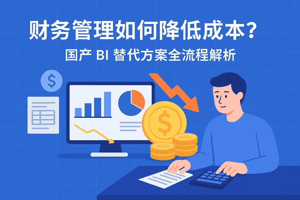 财务管理如何降低成本？国产BI替代方案全流程解析