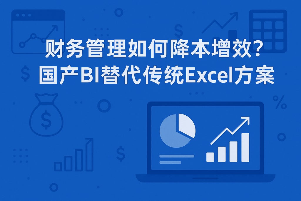 财务管理如何降本增效？国产BI替代传统Excel方案