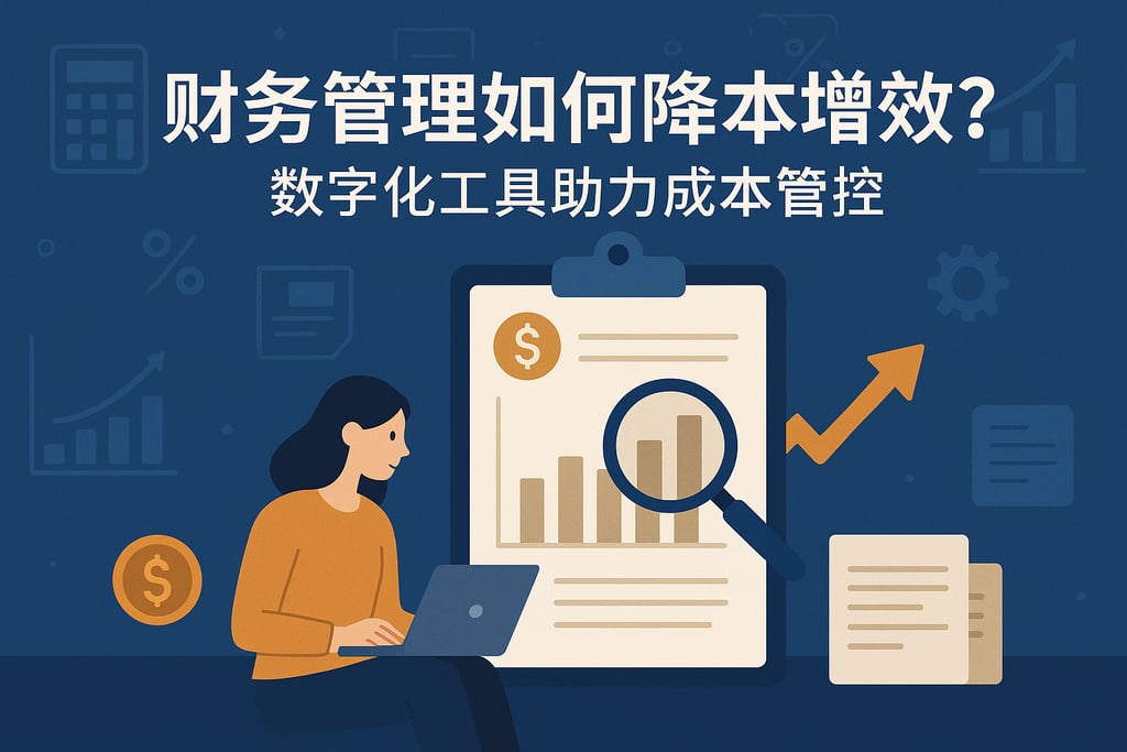 财务管理如何降本增效？数字化工具助力成本管控