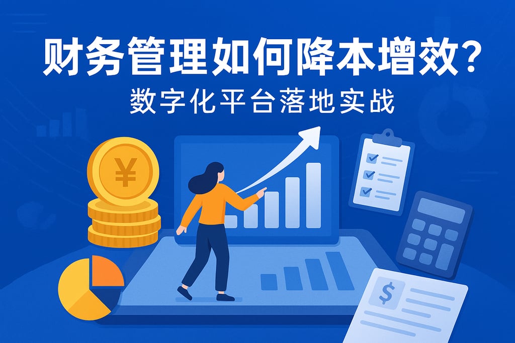 财务管理如何降本增效？数字化平台落地实战