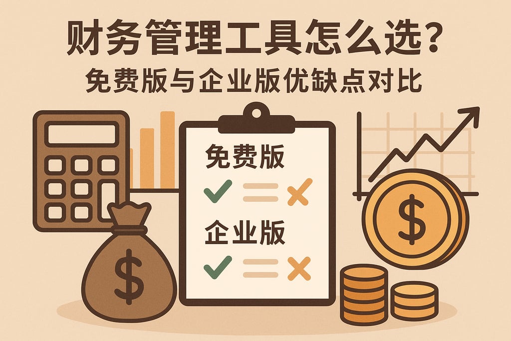 财务管理工具怎么选？免费版与企业版优缺点对比
