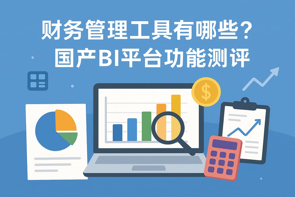 财务管理工具有哪些？国产BI平台功能测评
