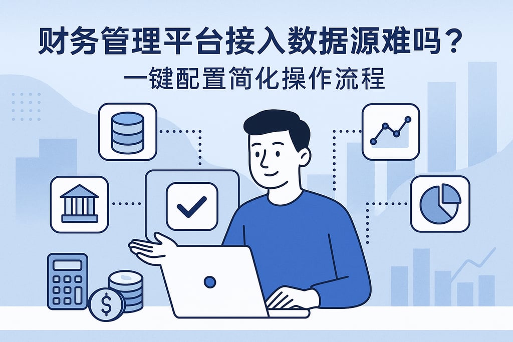 财务管理平台接入数据源难吗？一键配置简化操作流程