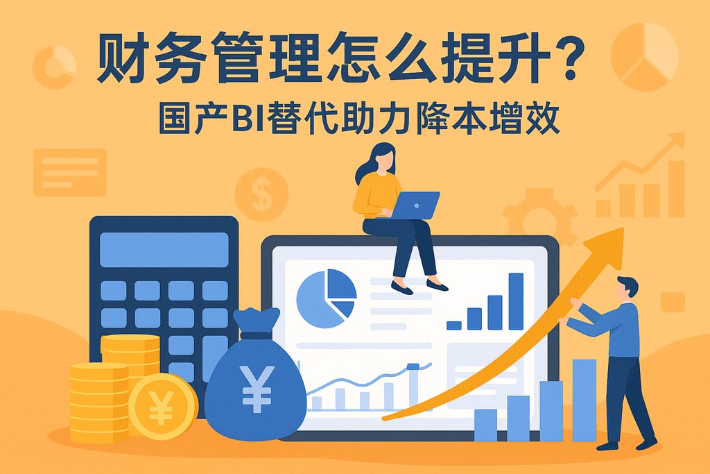 财务管理怎么提升？国产BI替代助力降本增效