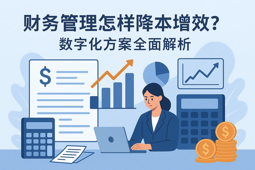 财务管理怎样降本增效？数字化方案全面解析