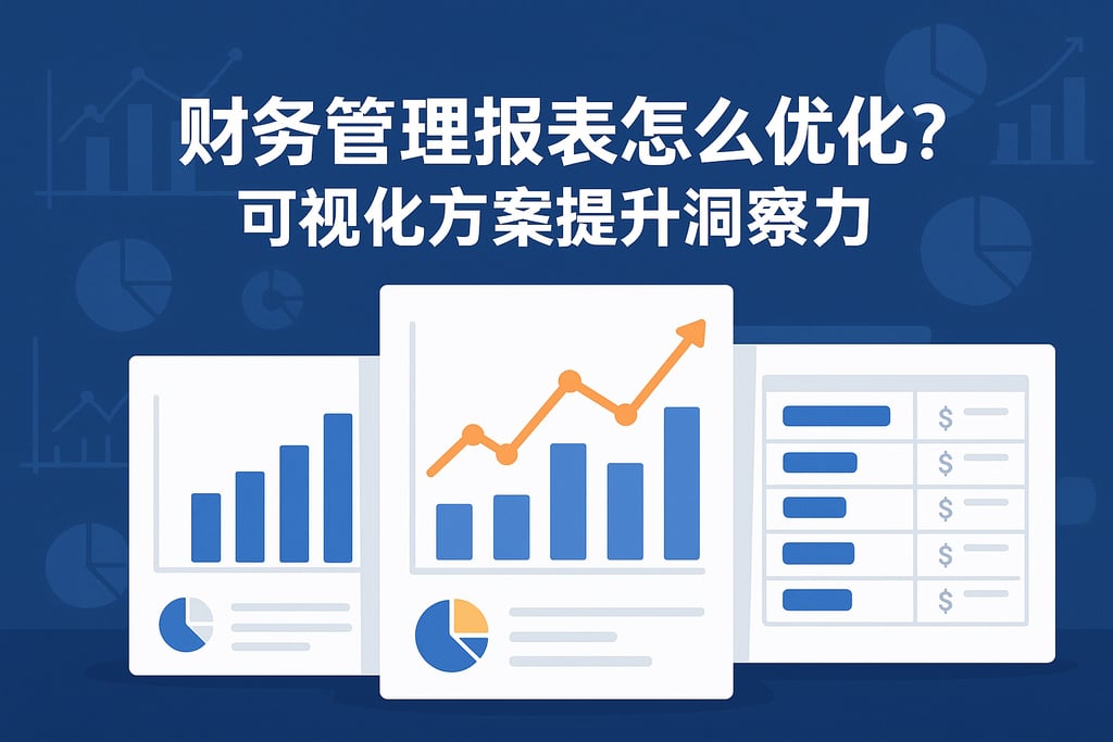 财务管理报表怎么优化？可视化方案提升洞察力