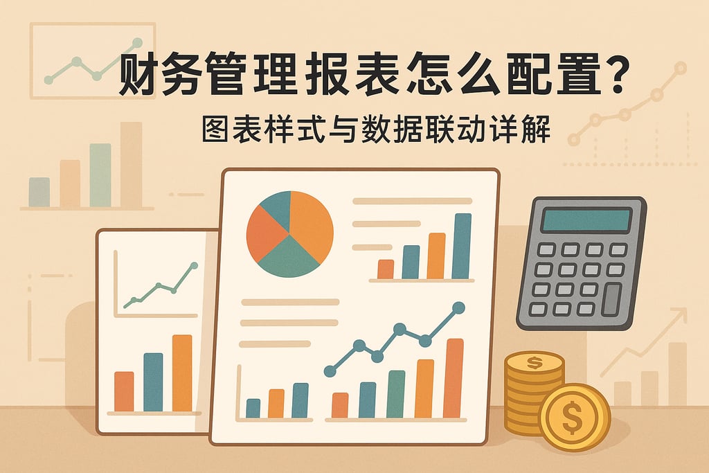 财务管理报表怎么配置？图表样式与数据联动详解