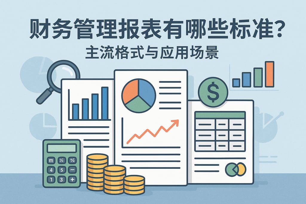 财务管理报表有哪些标准？主流格式与应用场景