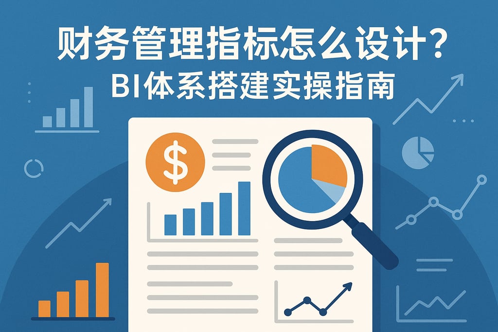 财务管理指标怎么设计？BI体系搭建实操指南