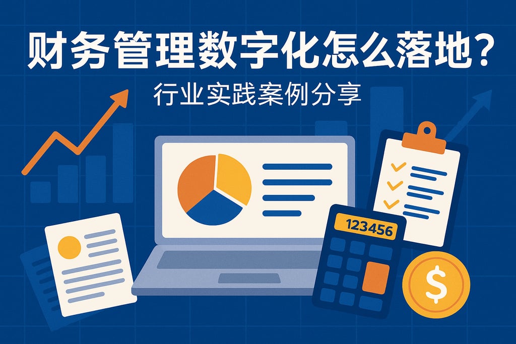 财务管理数字化怎么落地？行业实践案例分享