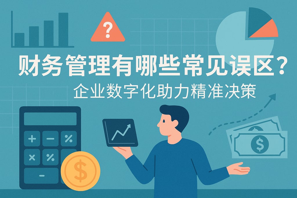 财务管理有哪些常见误区？企业数字化助力精准决策