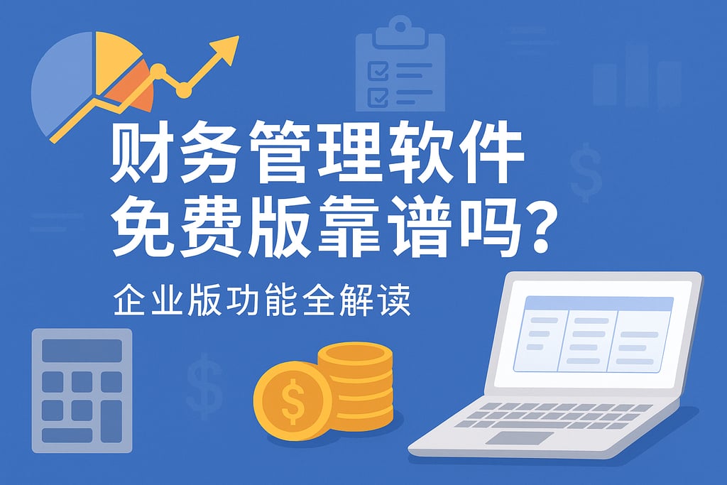 财务管理软件免费版靠谱吗？企业版功能全解读
