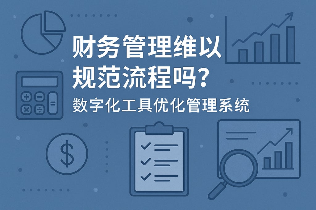 财务管理难以规范流程吗？数字化工具优化管理体系