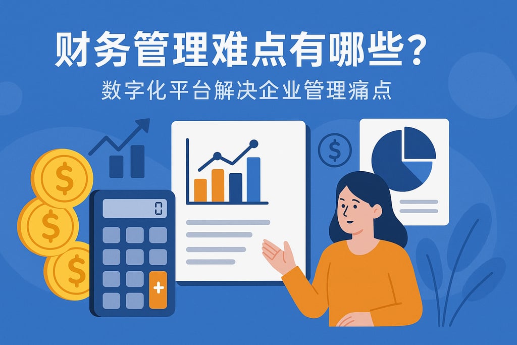 财务管理难点有哪些？数字化平台解决企业管理痛点