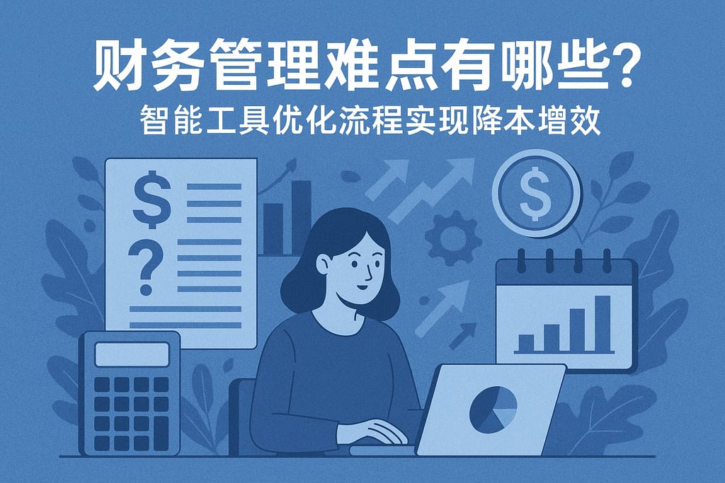 财务管理难点有哪些？智能工具优化流程实现降本增效