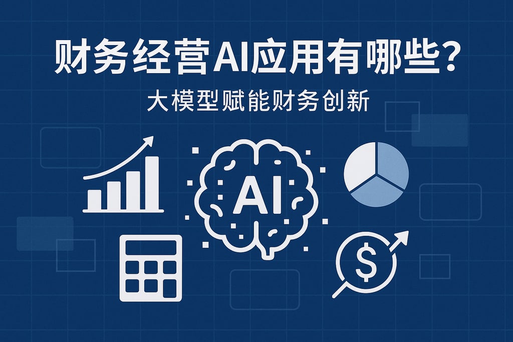 财务经营AI应用有哪些？大模型赋能财务创新