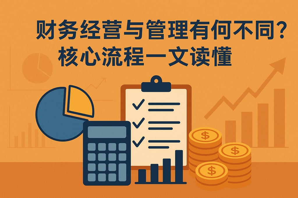 财务经营与管理有何不同？核心流程一文读懂