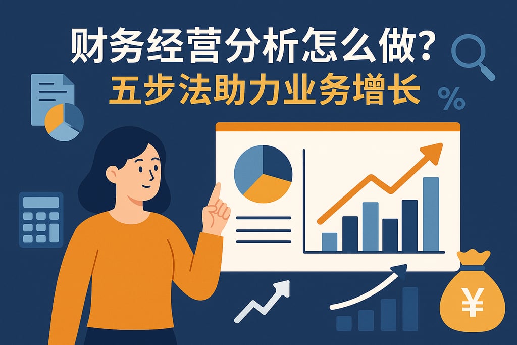 财务经营分析怎么做？五步法助力业务增长