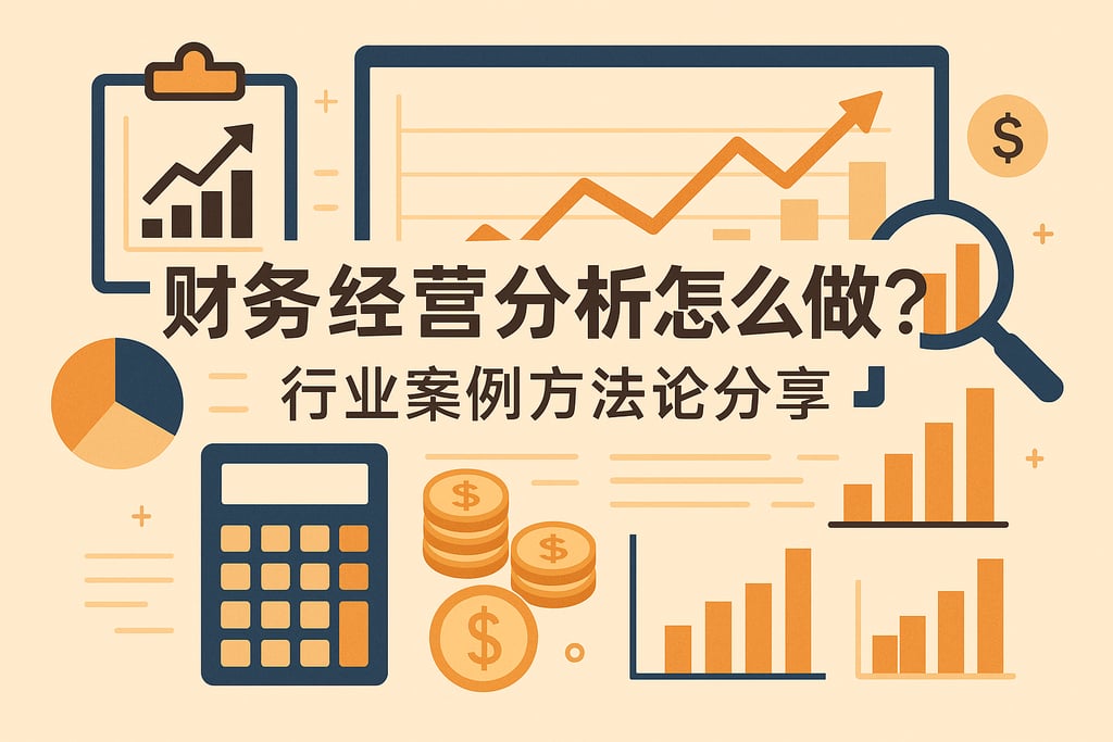 财务经营分析怎么做？行业案例方法论分享