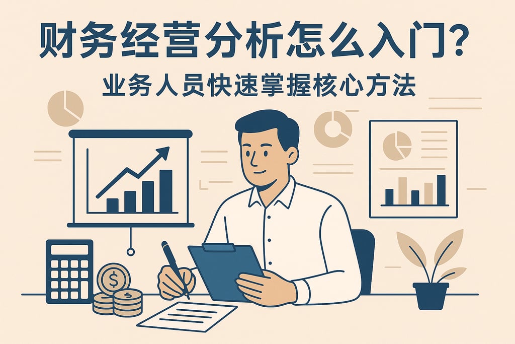 财务经营分析怎么入门？业务人员快速掌握核心方法