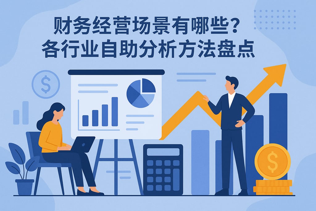 财务经营场景有哪些？各行业自助分析方法盘点