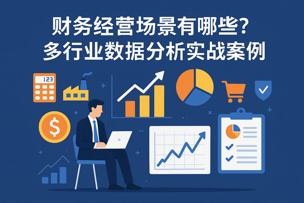 财务经营场景有哪些？多行业数据分析实战案例