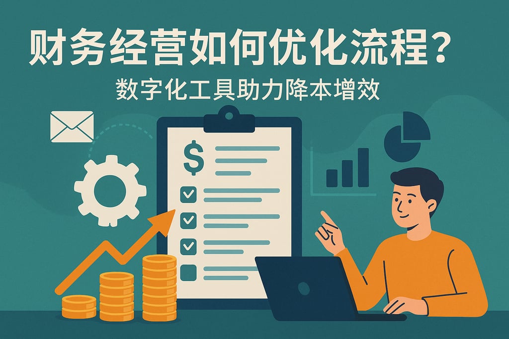 财务经营如何优化流程？数字化工具助力降本增效