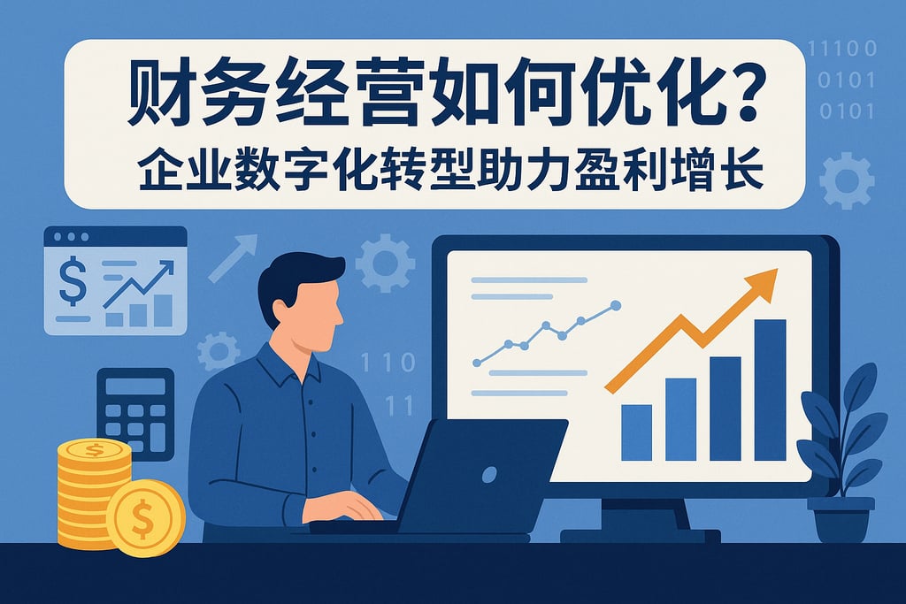 财务经营如何优化？企业数字化转型助力盈利增长