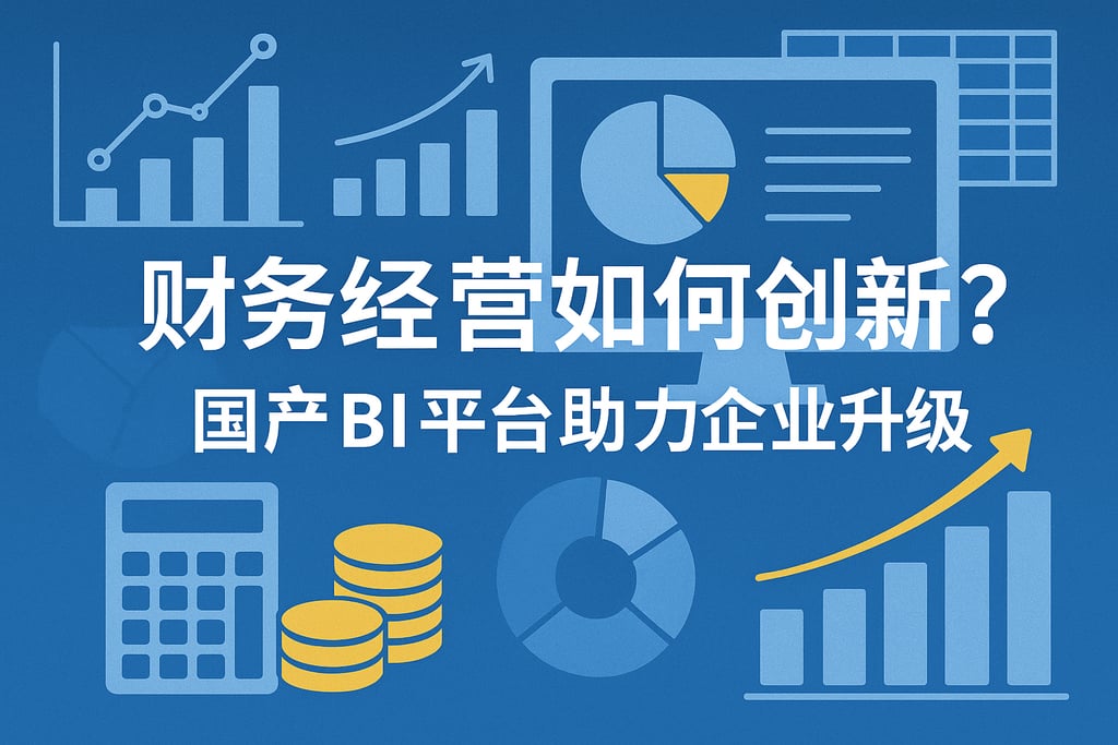 财务经营如何创新？国产BI平台助力企业升级