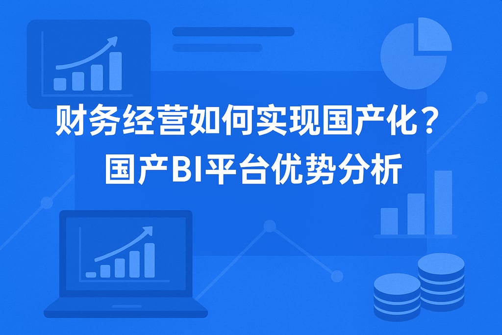 财务经营如何实现国产化？国产BI平台优势分析
