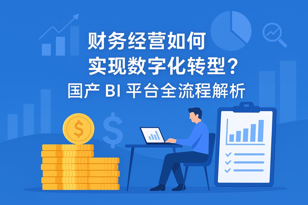 财务经营如何实现数字化转型？国产BI平台全流程解析