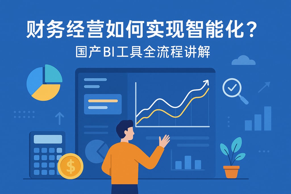 财务经营如何实现智能化？国产BI工具全流程讲解